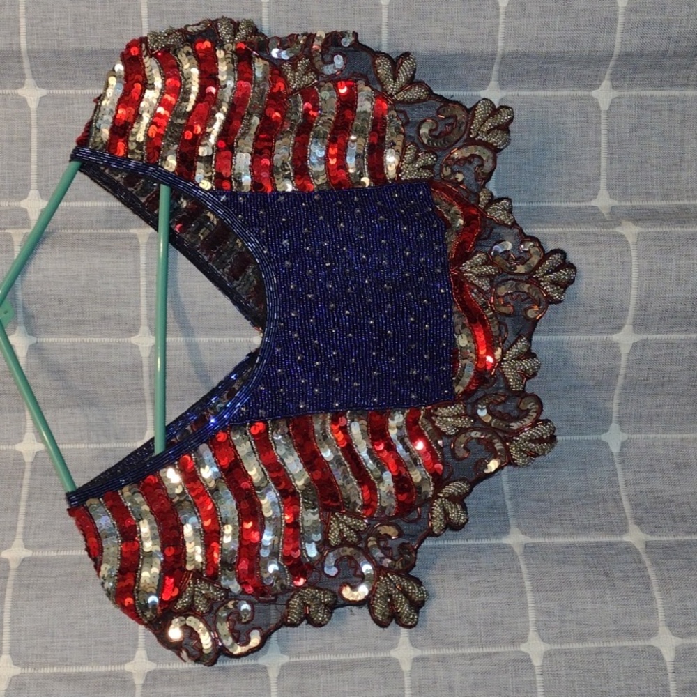 Americana sequin shawl